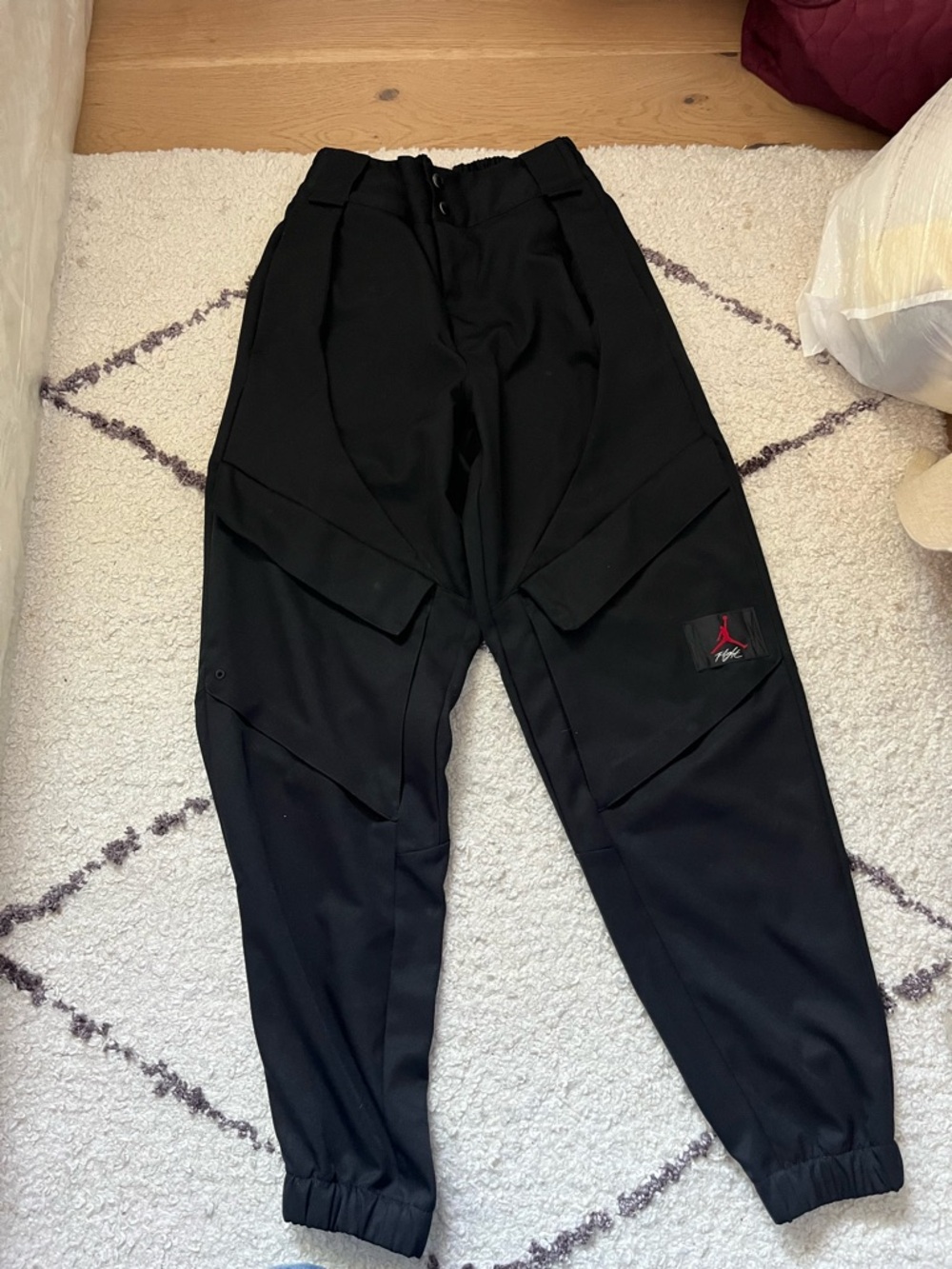 Nike Jordan Black Barrel Pants